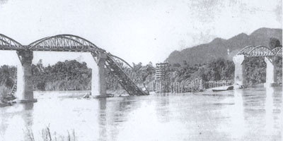 bridge destroyed